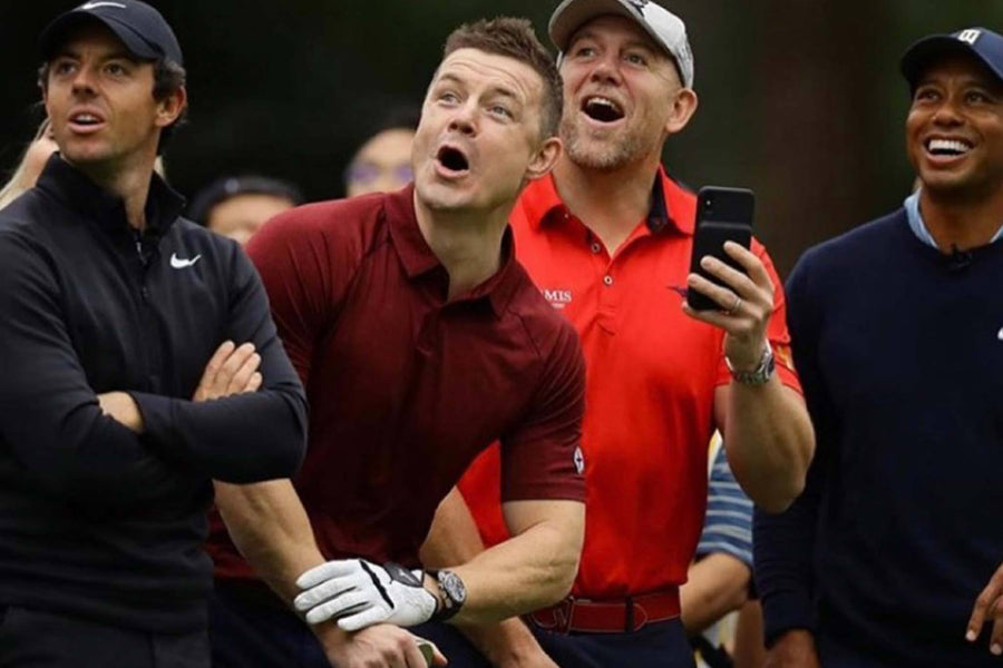 Brian O'Driscoll Plays Japanese Skins Against Tiger Woods