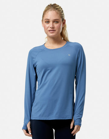 Relentless Long Sleeve in Oasis Blue