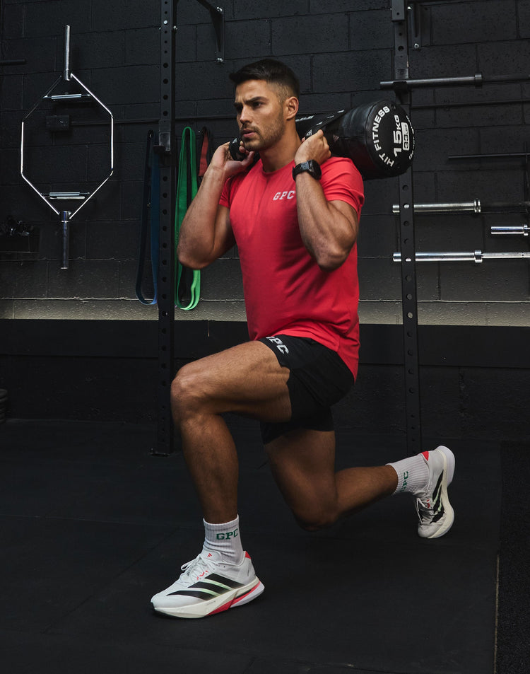 GPC Train Speed Tee in Power Red