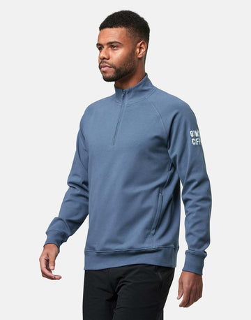 Chill Half Zip in Thunder Blue - Sweatshirts - Gym+Coffee IE