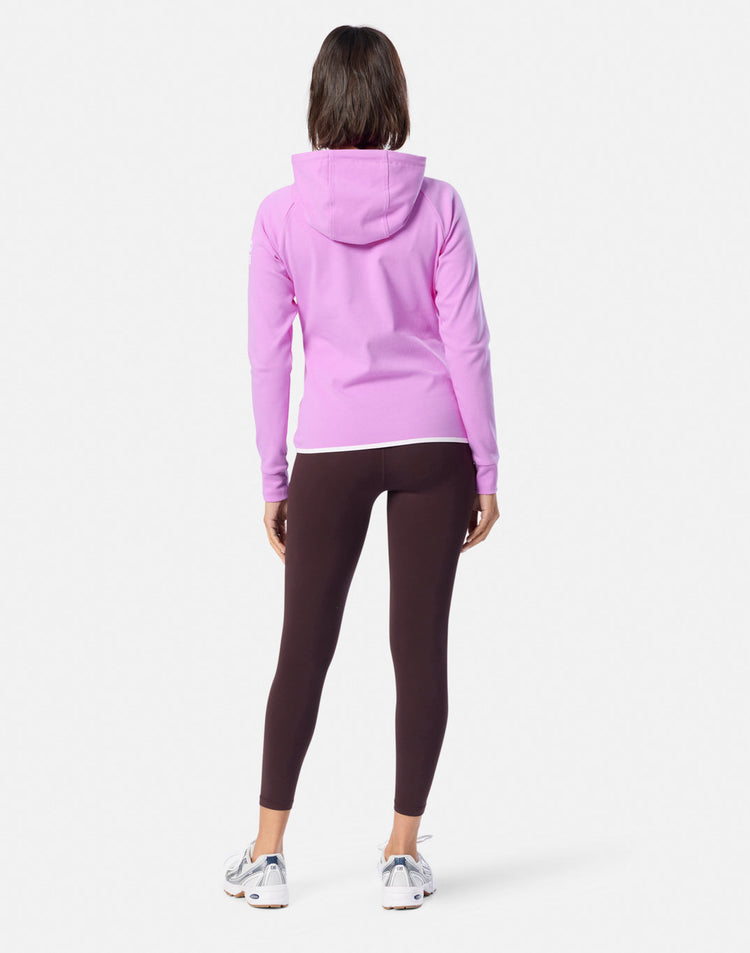 Chill Zip Hoodie in Neon Pink