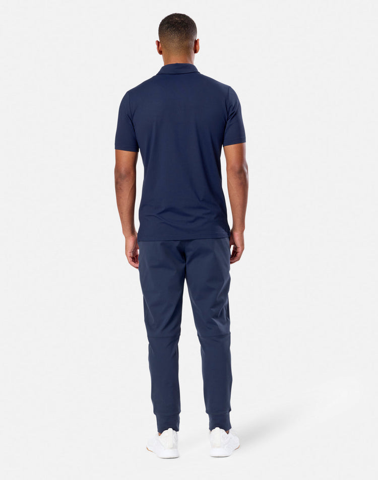 Coffee Polo Tee in Twilight Navy