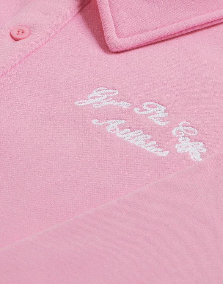 Daily Collared Sweatshirt in Pink Blossom