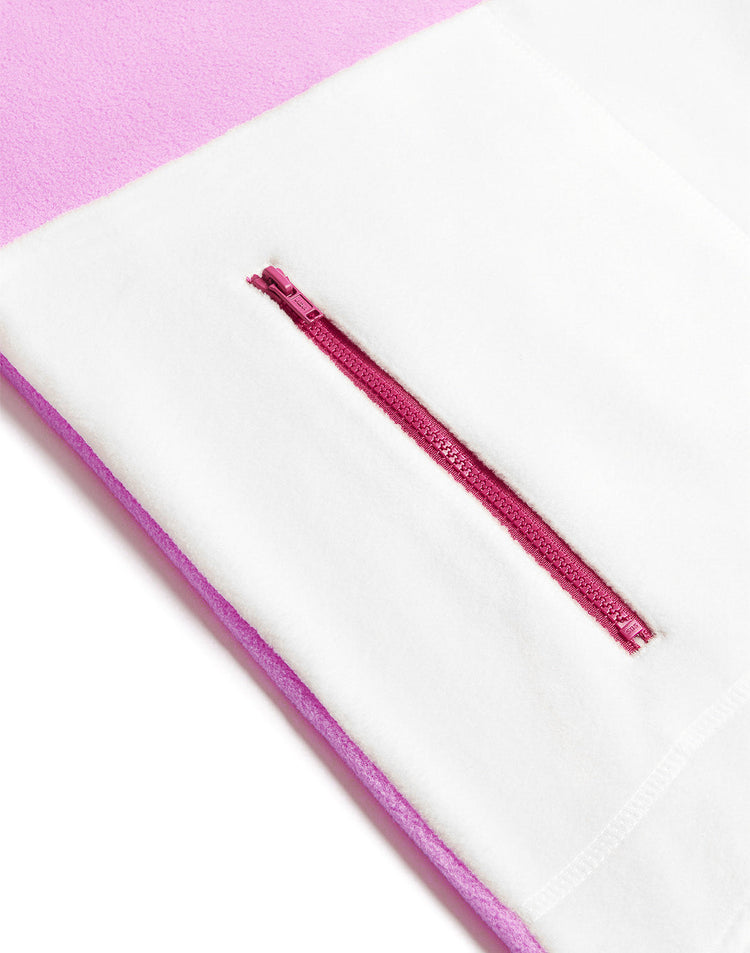 Snap Polar Fleece in Fuchsia Pink