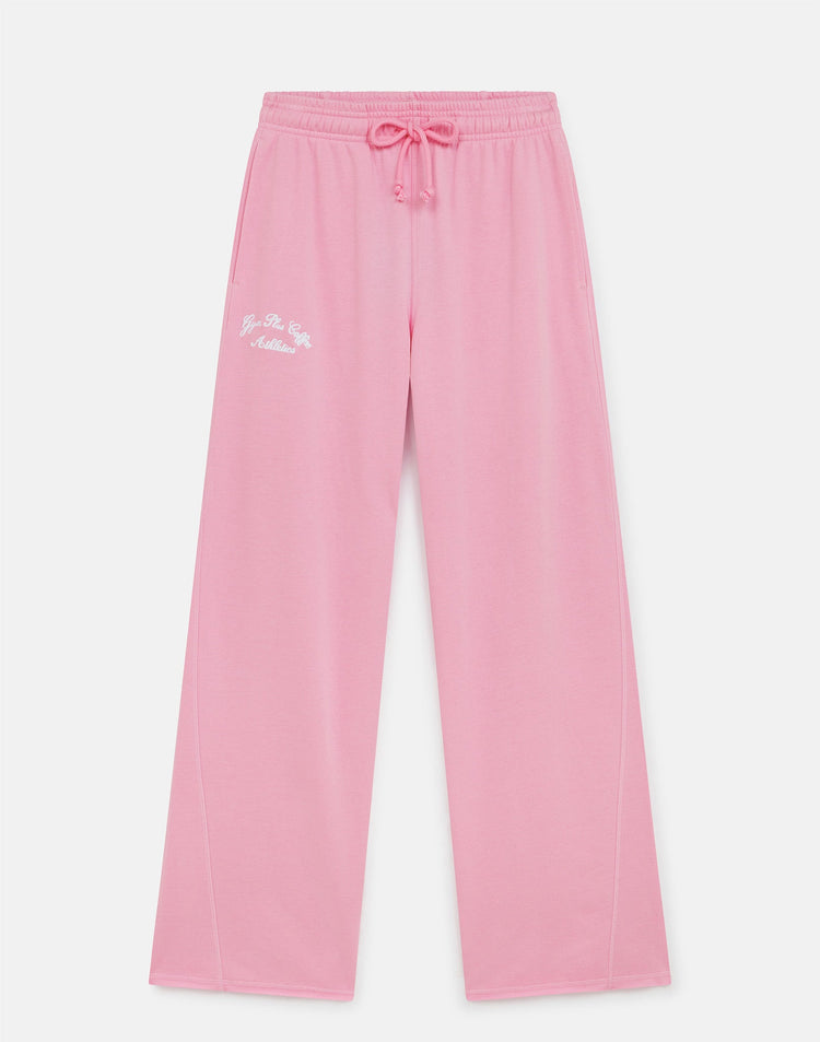 Wide Leg Jogger in Pink Blossom
