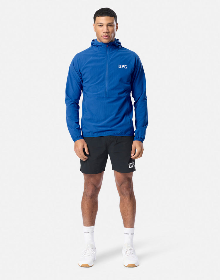 GPC Train Hooded Midlayer in Tidal Blue