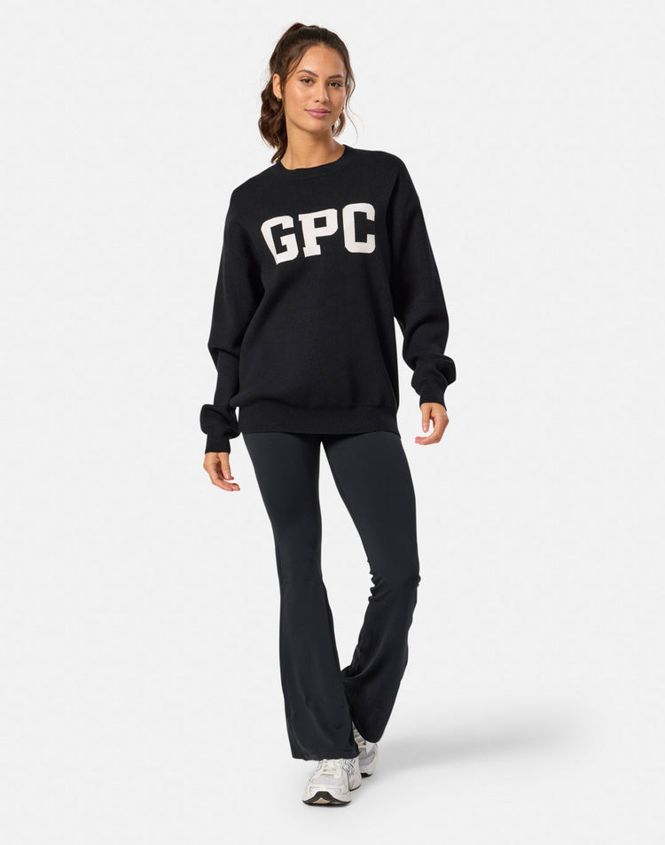 Knit Crew in Black
