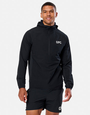 GPC Train Hooded Midlayer in Black