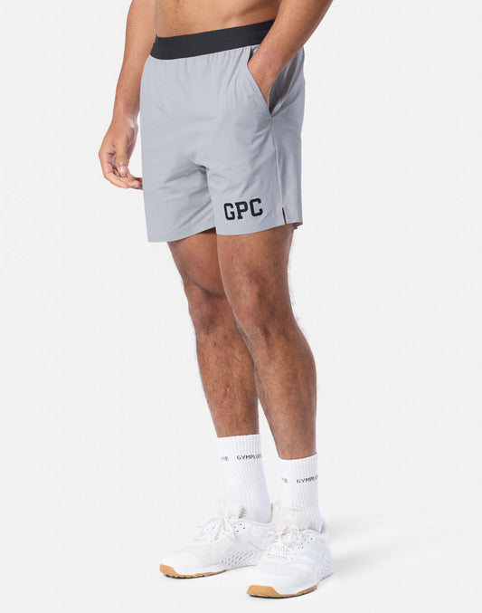 GPC Train Shorts in Stone Grey