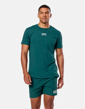 GPC Train Tee in Amazon Green