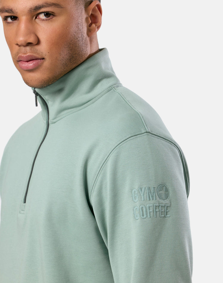 Clubhouse Half Zip in Summer Green
