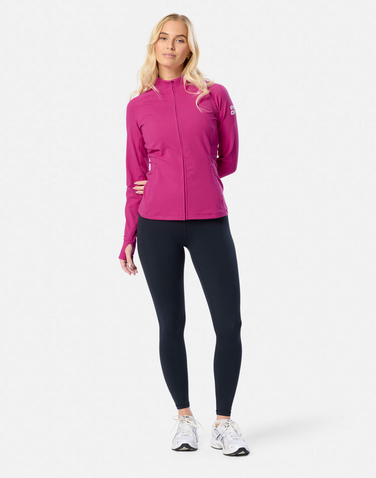 Relentless Full Zip in Sunrise Pink