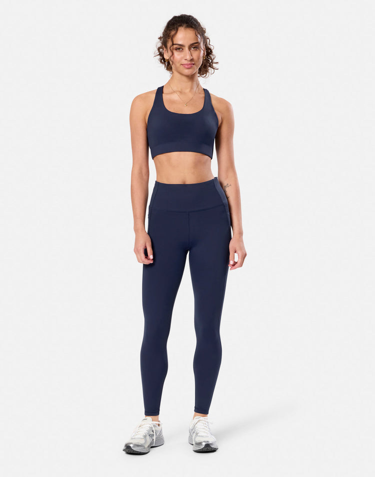 Relentless Full Length Legging in Twilight Navy