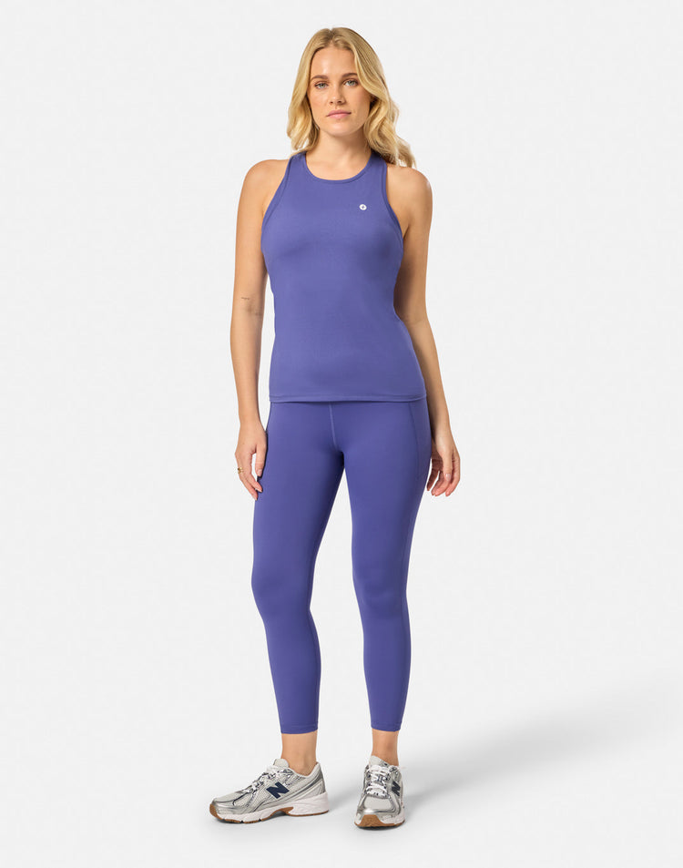 Relentless Racer Back Tank in Violet Smoke