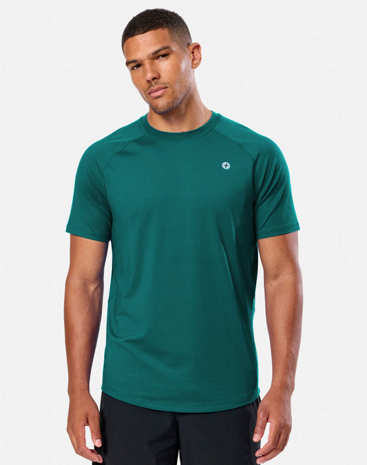 Relentless Tee in Goodnight Green