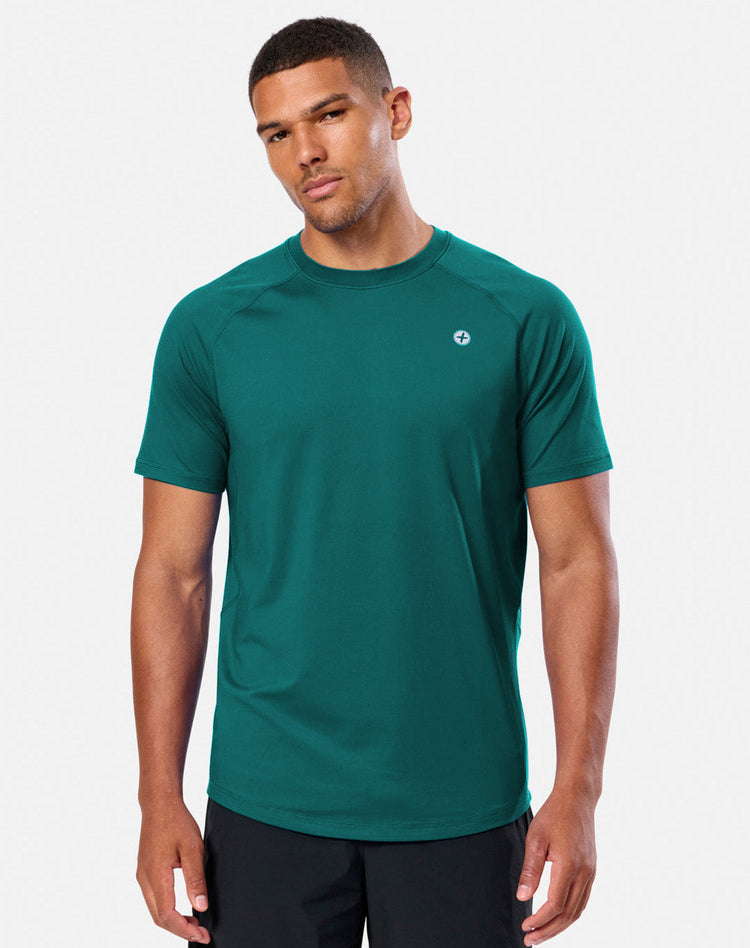 Relentless Tee in Goodnight Green