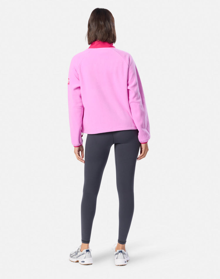 Snap Polar Fleece in Fuchsia Pink