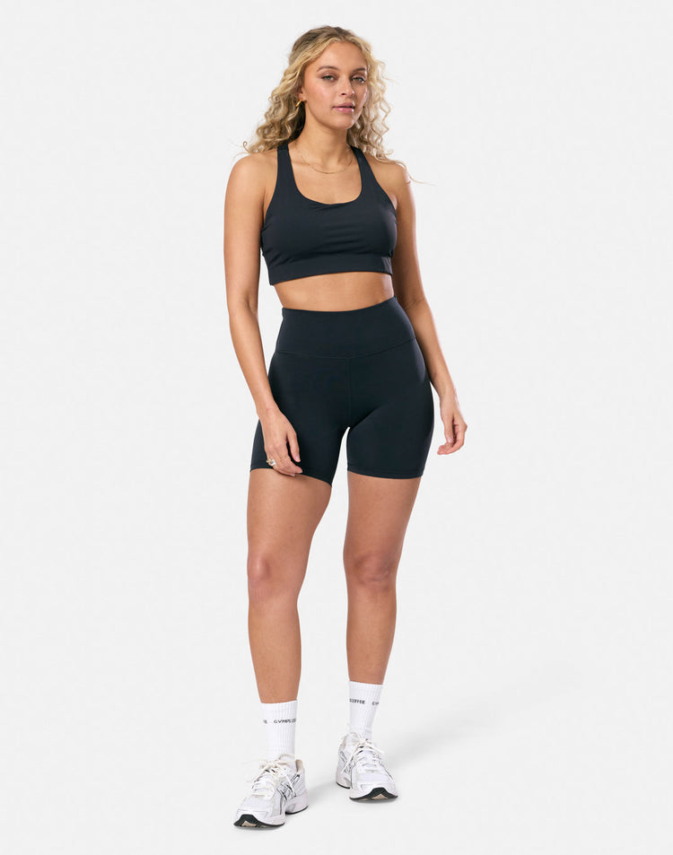 Soft Motion 5" Bike Shorts in Black