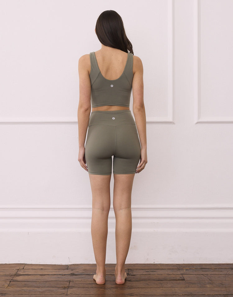 Soft-Motion 5" Bike Short in Olive