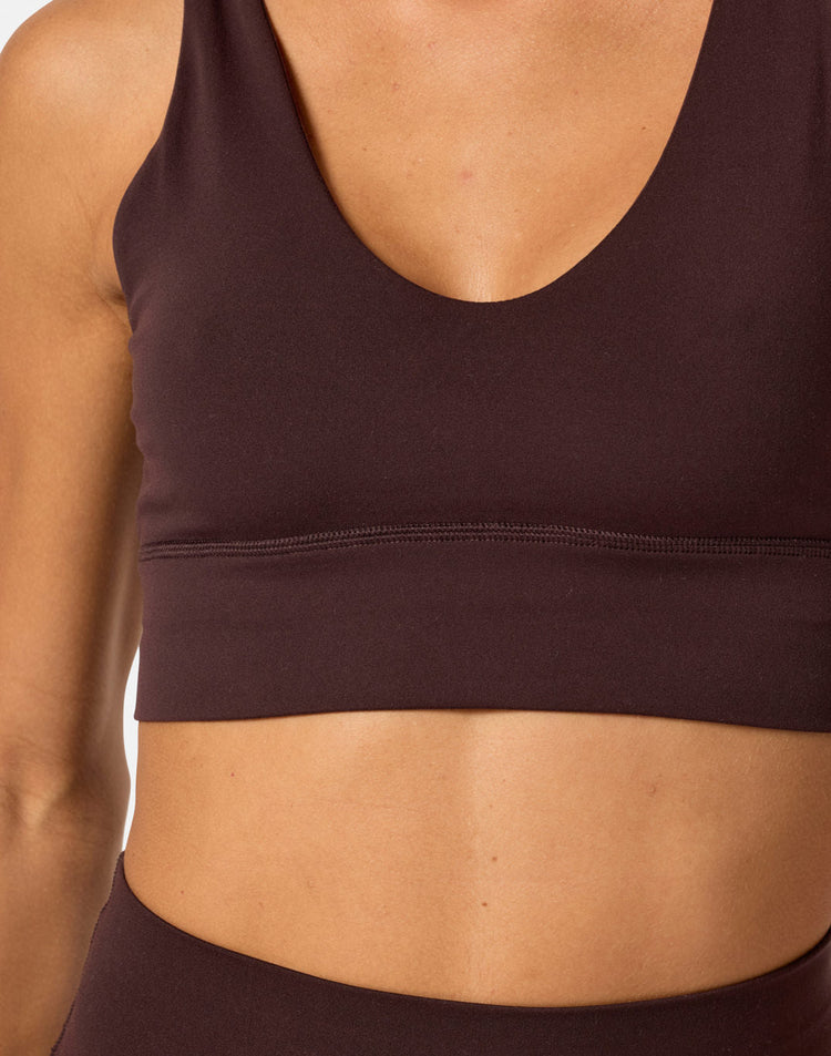 Soft-Motion Bra in Mocha Bean