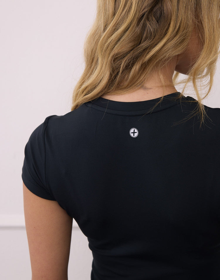 Soft-Motion Tee in Black