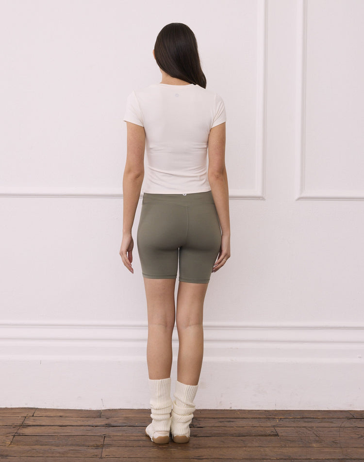 Soft-Motion Tee in Warm White