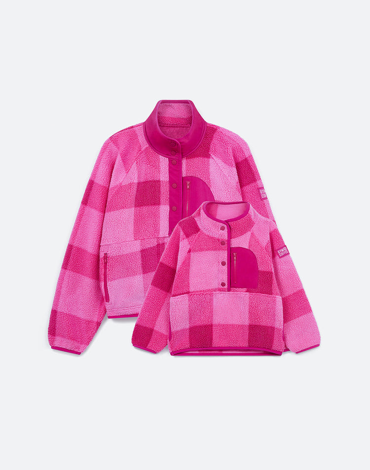 Horizon Layer Up Jacket in Gingham Print
