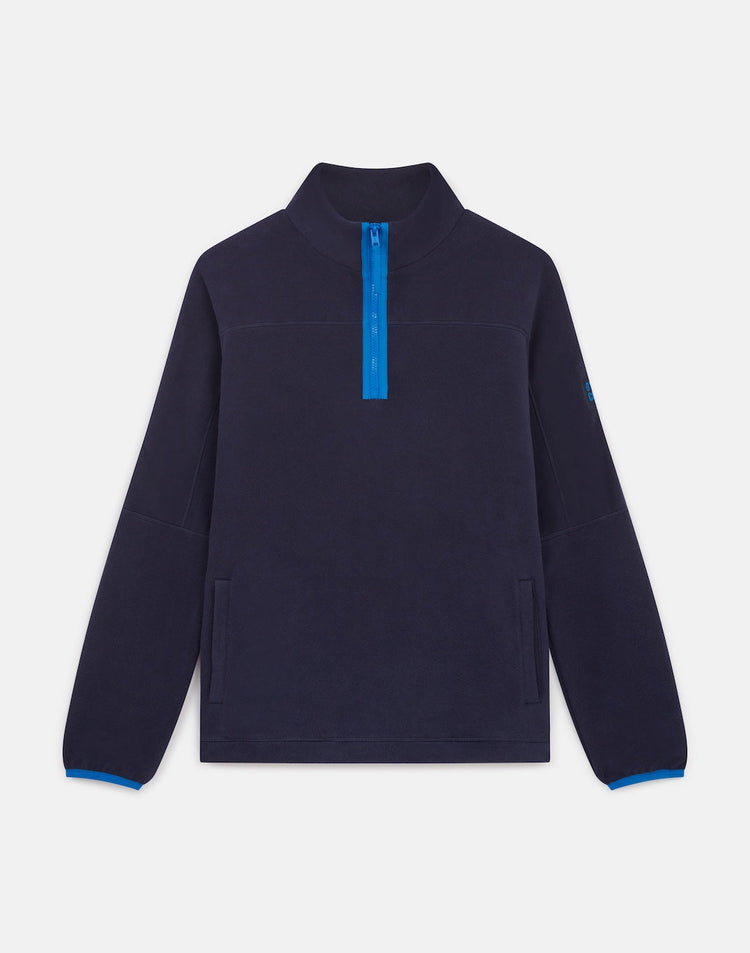 Half Zip Polar Fleece in Twilight Navy