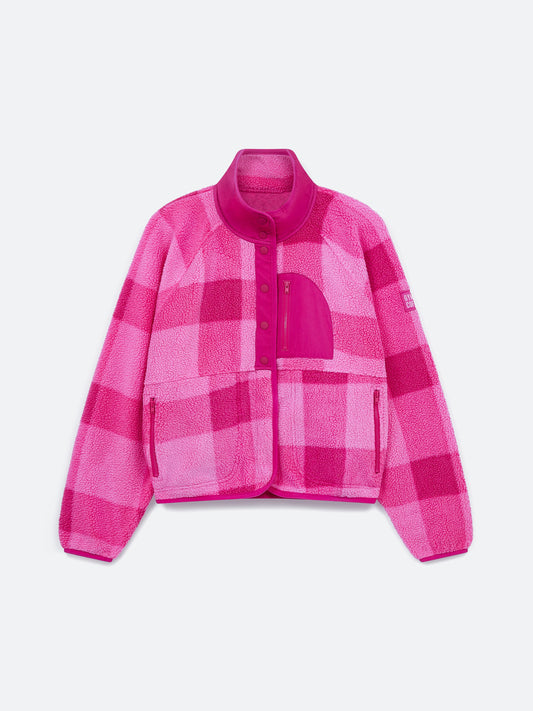 Horizon Layer Up Jacket in Gingham Print