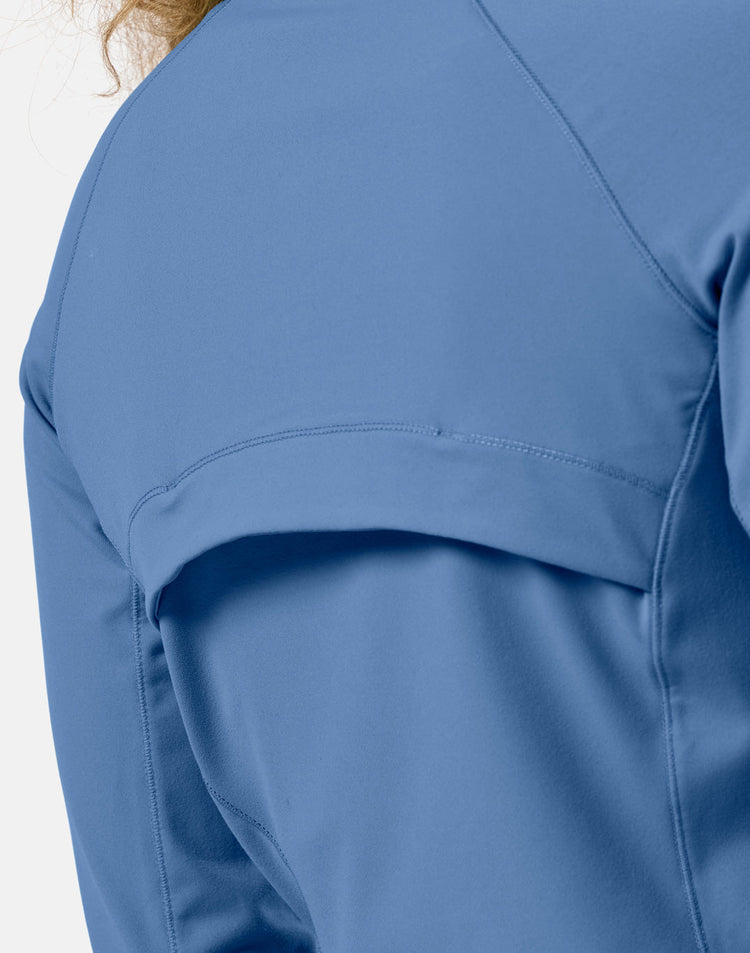 Relentless Full Zip in Oasis Blue