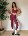 Relentless 7/8 Legging in Cherry Crush