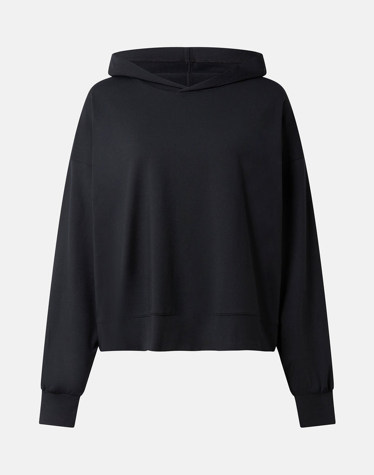 Relaxed Hoodie in Black