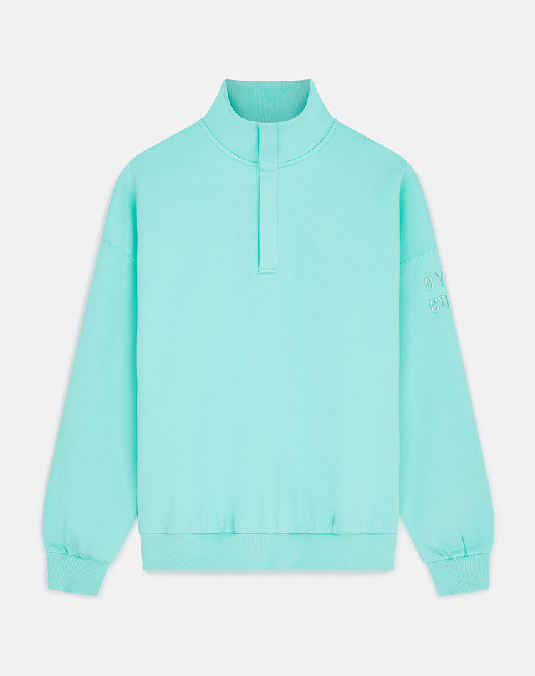 Snap Collar Sierra Sweatshirt in Peppermint