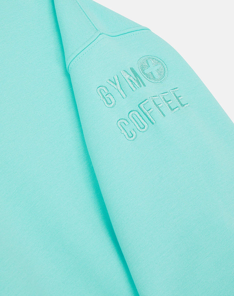 Snap Collar Sierra Sweatshirt in Peppermint