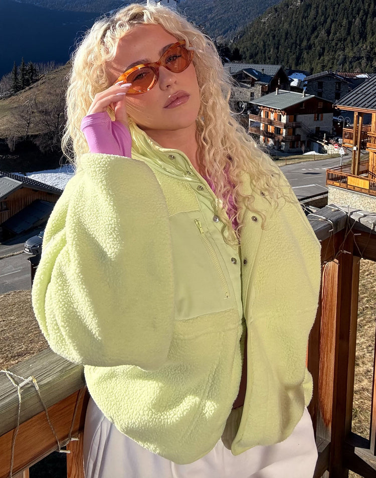 Horizon Layer Up Jacket in Lime Sorbet