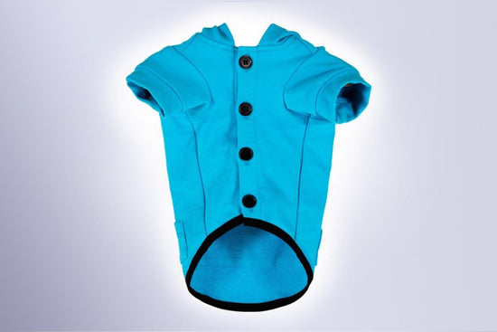 Blue Dog Hoodie - Dog Hoodie - Gym+Coffee IE