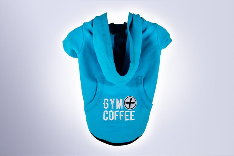 Blue Dog Hoodie - Dog Hoodie - Gym+Coffee IE