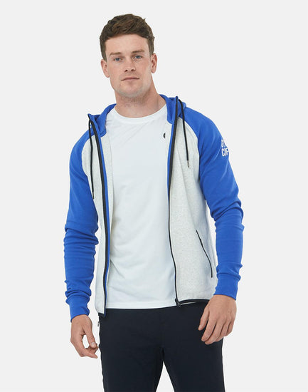 2Tone Chill Hoodie in Amparo Blue-Cream - Hoodies - Gym+Coffee IE