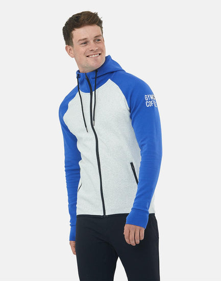 2Tone Chill Hoodie in Amparo Blue-Cream - Hoodies - Gym+Coffee IE