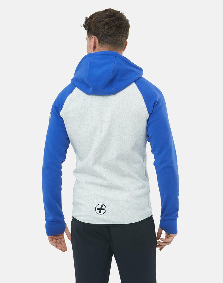 2Tone Chill Hoodie in Amparo Blue-Cream - Hoodies - Gym+Coffee IE