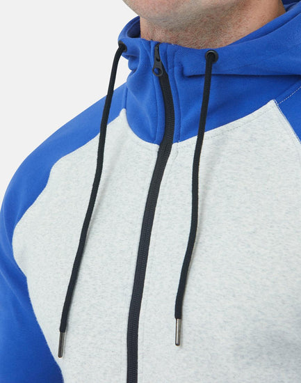 2Tone Chill Hoodie in Amparo Blue-Cream - Hoodies - Gym+Coffee IE