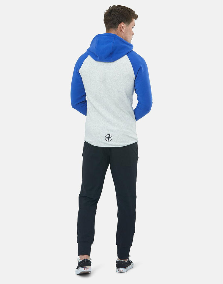 2Tone Chill Hoodie in Amparo Blue-Cream - Hoodies - Gym+Coffee IE
