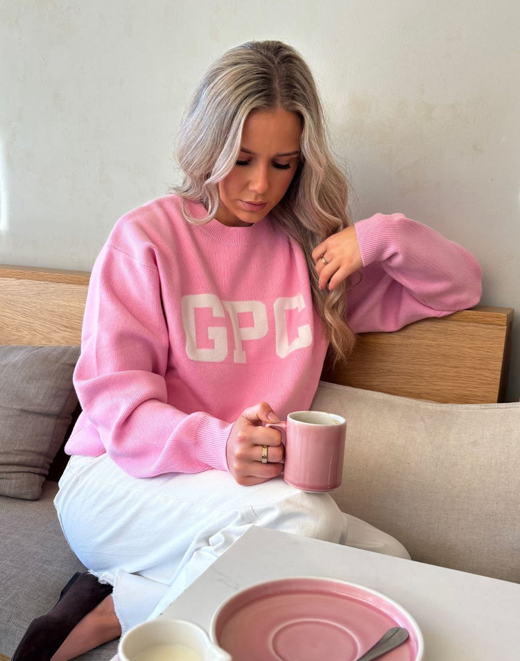 Knit Crew in Pink Blossom