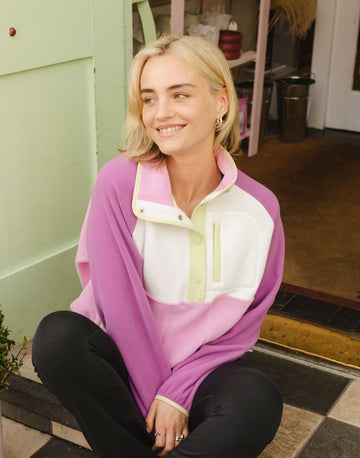 Snap Polar Fleece in Lime Sorbet