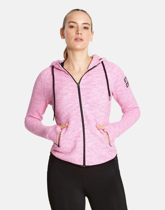 Women's Pink Fleck Hoodie Gift Box - Gift Box - Gym+Coffee IE