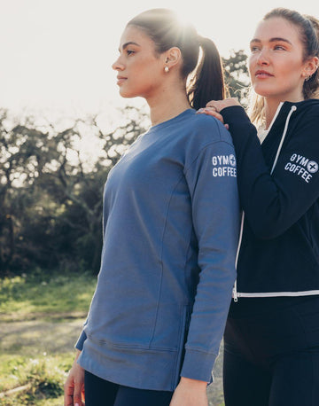 Chill Longline Crew in Thunder Blue - Sweatshirts - Gym+Coffee IE